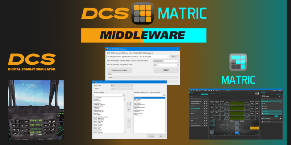 DCS-BIOS MATRIC Middleware